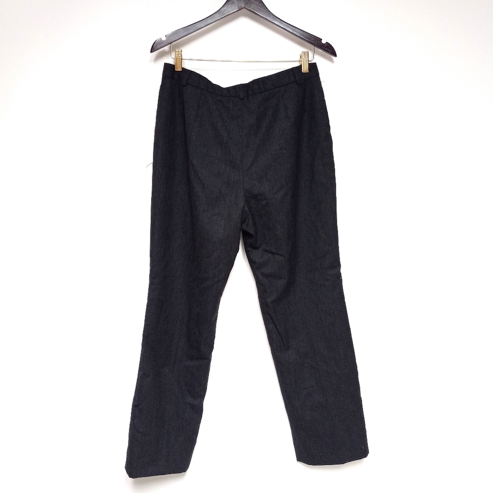 Pendleton Vintage Virgin Wool Black Dress Trousers Pants Sz 12 - Picture 2 of 5